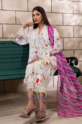 Sana Safinaz - M251-024A-3CI - Lawn - 3 Piece - Unstitch